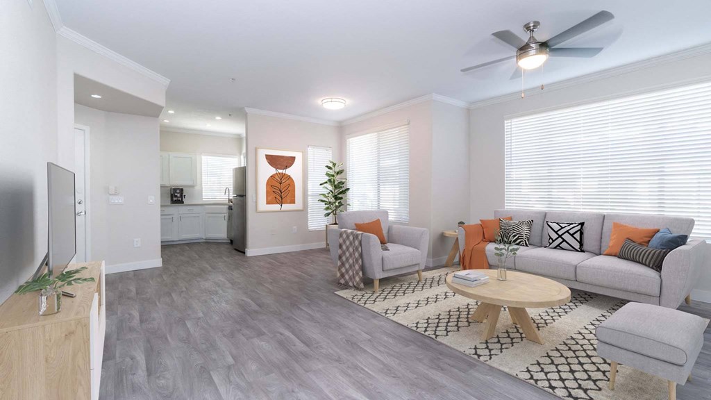 Renovated living room